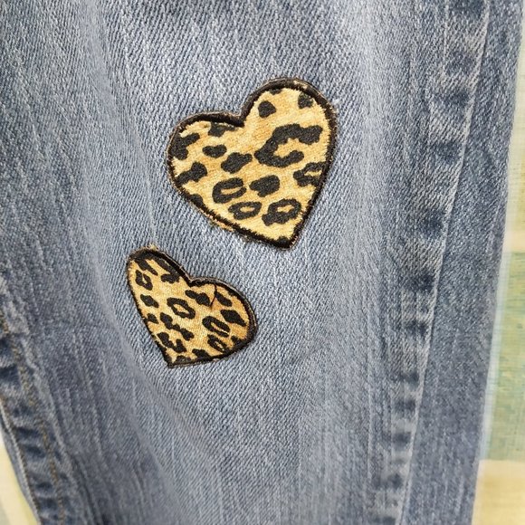 2477 Jeaniemade Size 10 Cato Turning Seams Upcycled Jeans - Picture 3 of 6